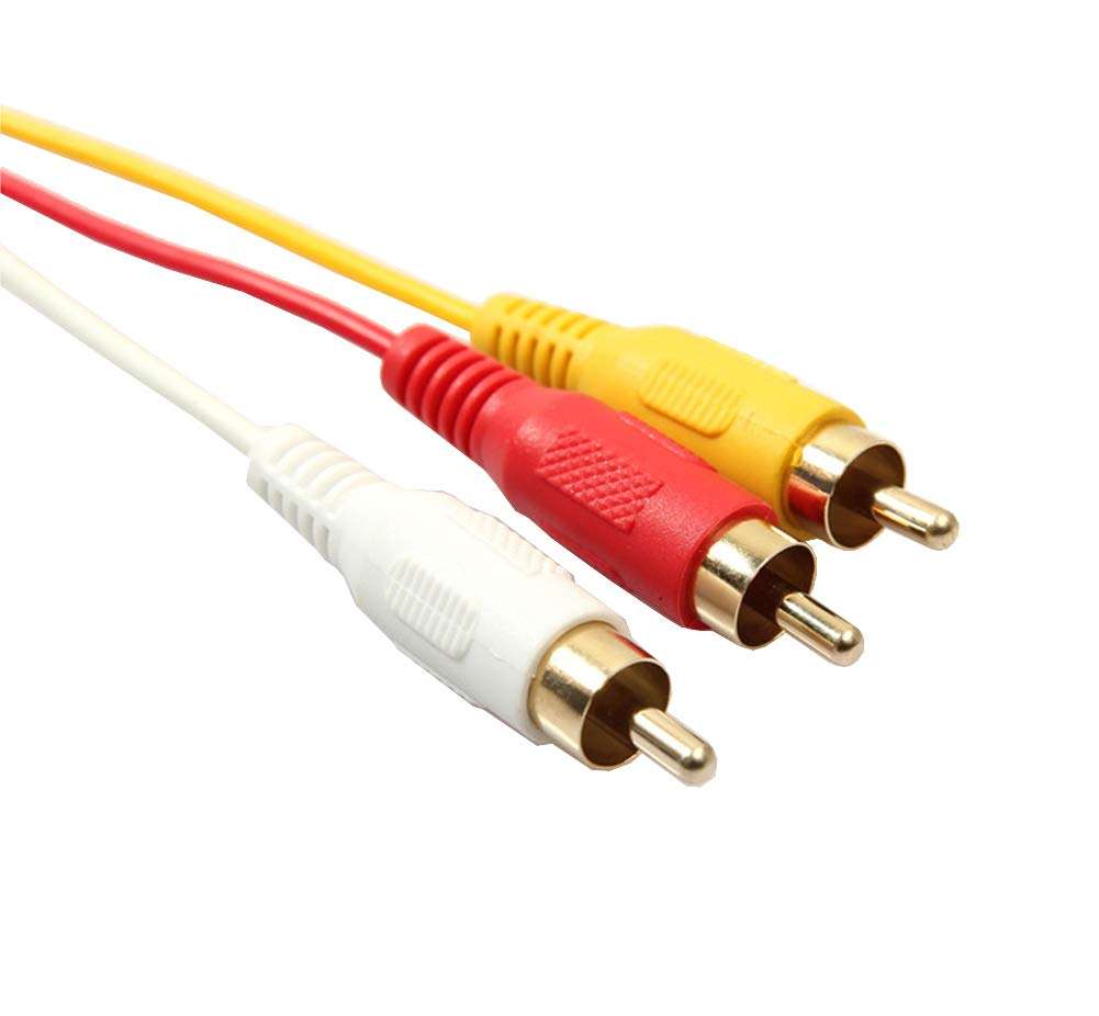 Alotm HDMI to RCA Cable, 5FT/1.5M HDMI Male to 3-RCA Video Audio AV Component Transimission Adapter Cable for HDTV, Red-Yellow-White Wire 6