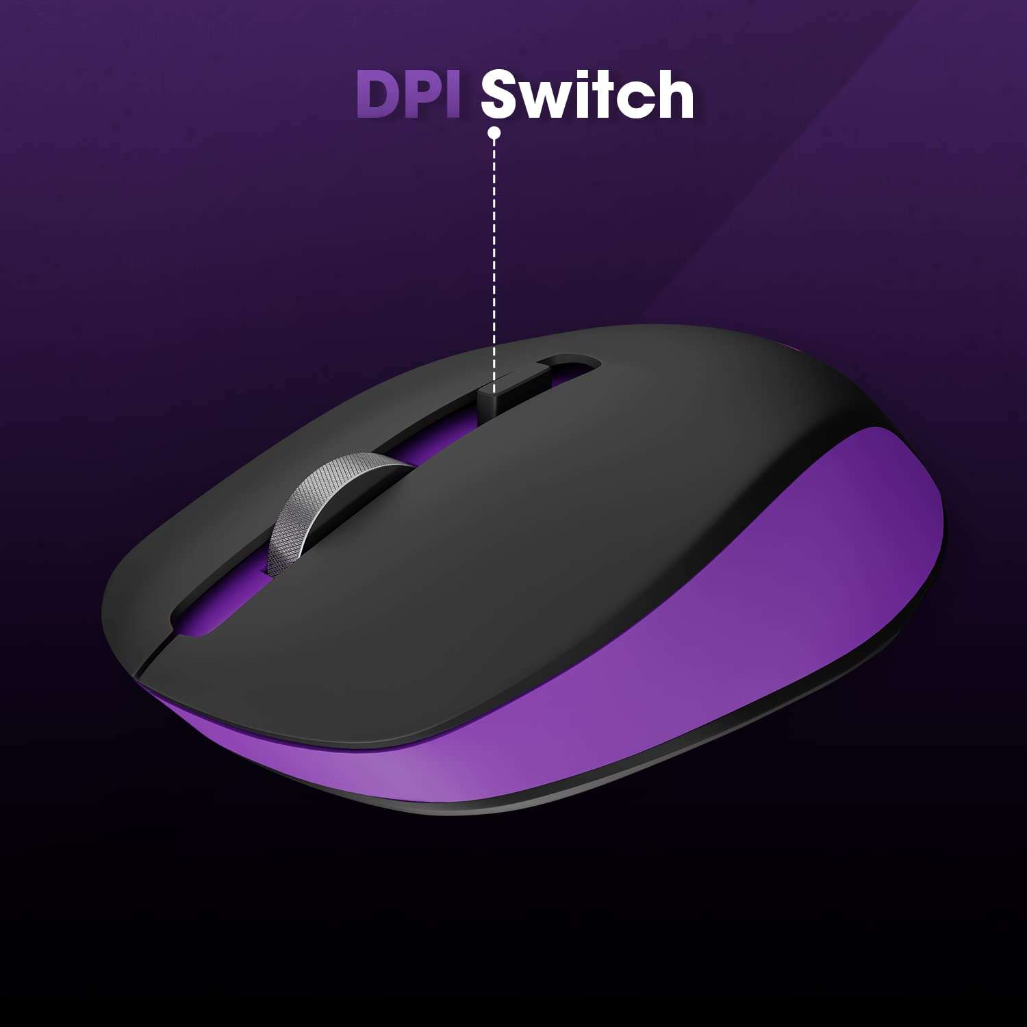 ZEBRONICS DC Joker Edition Jaguar Silent Wireless Mouse for Computer, Laptop with 1600 DPI max, Switch Control, Power ON/Off, Plug & Play Usage, 2.4GHz Nano Receiver and Lightweight 3