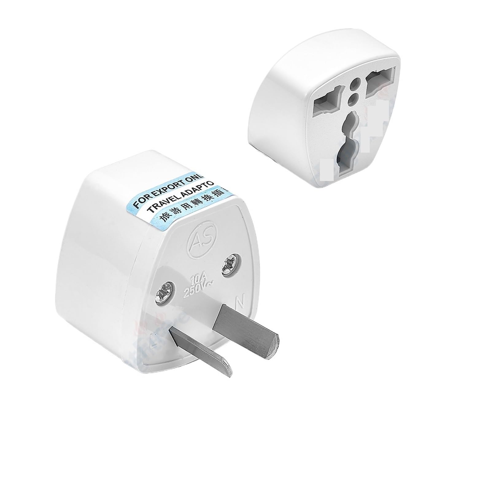 QXCIVR Plug adapters 1pcs E+U Software Electrical Adapter Universal Power Soclet AC Outlet Converter U+S to +E+U AC Power Adapter(A+U Head) 1