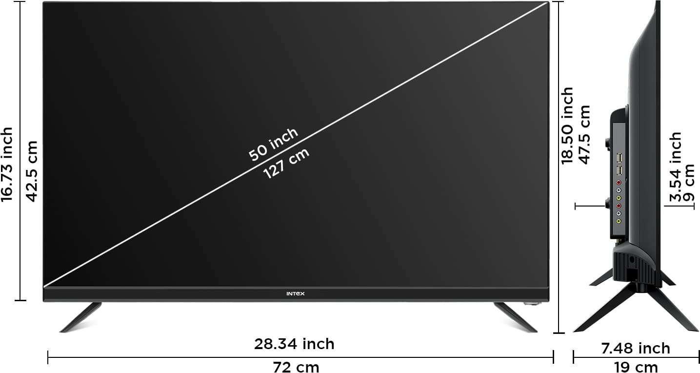 Intex 80 cm (32 inches) HD Ready Smart LED TVLED-SHF3289 (Black) 6