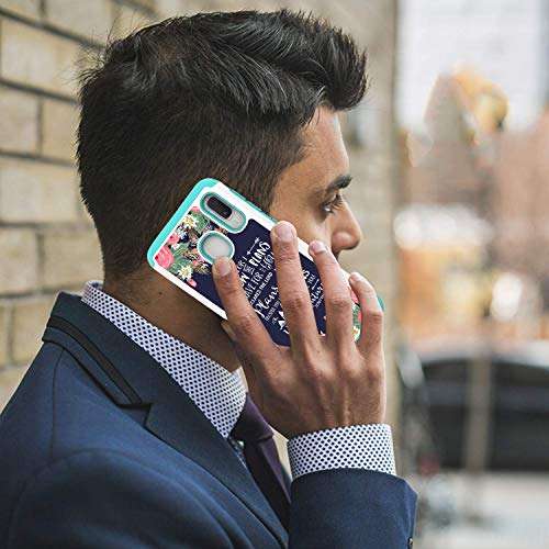 Galaxy A10E Case,Galaxy A20E Case,AMOOK 2-in-1 Double Layer Hard PC Cover Soft TPU Heavy Duty Bumper Shock Proof for Samsung Galaxy A10E/A20E,Bible Verse Jeremiah 29:11 6