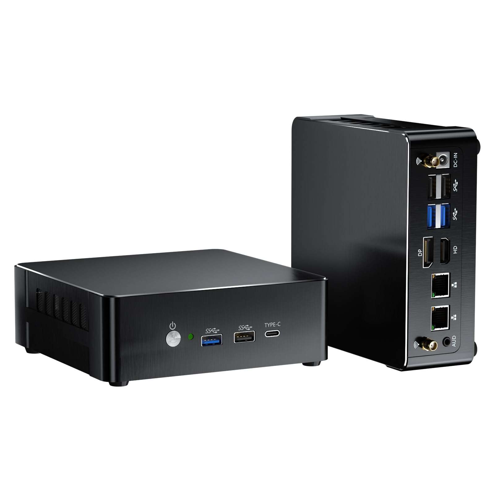 msecore Mini PC with Core i9-12900H, 14 Cores Upto 5.0GHz, 32G RAM 1T Pcie 4.0 SSD Desktop Computer, Dual LAN, Wi-Fi 6e, 1*DisplayPort, 1*HDMI, 1*USB-C Triple Display, VESA, Windows 11 Pro