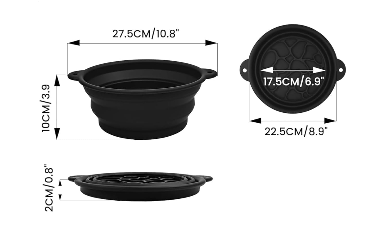 PROTEXX Silicone Face Bowl for Ice with Built-in Icetray, Collapsible Face Tub for Ice Bath, Facial Ice Plunge Bowl, Ice Water Facials at Home (1 pic Hook) 4