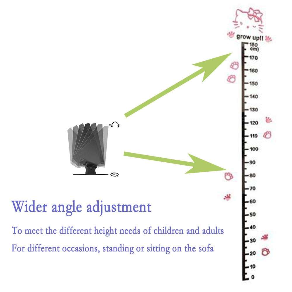 Echo Show Stand Aluminum Swivel Stand for Amazon New Echo Show 2nd Gen Speaker Accessories Horizontal 360 Rotation Longitudinal Angle Change Base White(Rotation Shaft)+Silver MC207-02 6