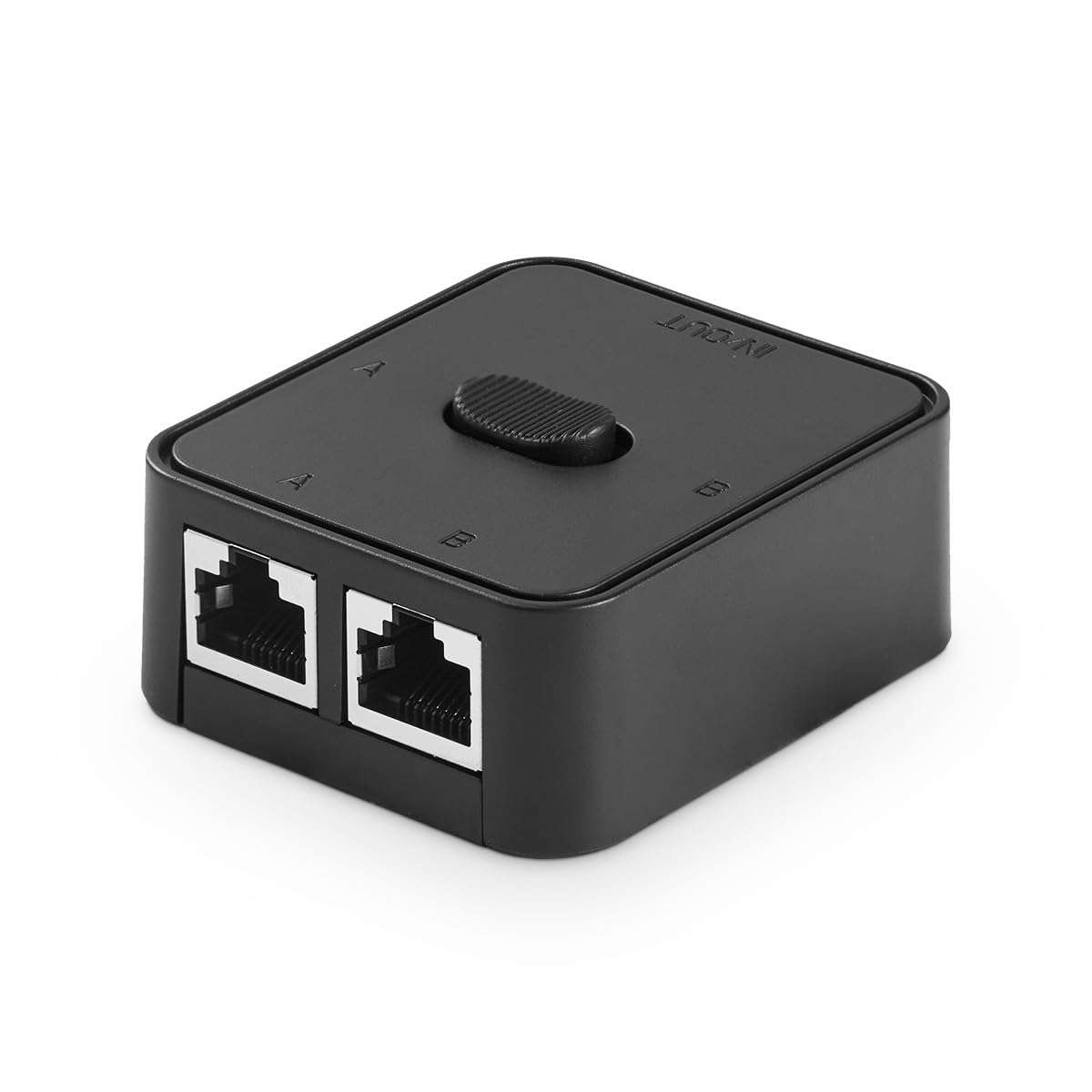 Binardat Gigabit Network Switcher, Passive Ethernet Selector, in/Out to A or B Network, Bidirectional Manual Switcher, No Power Required 1