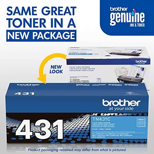 Brother Printer TN431C Standard Yield Toner-Retail Packaging , Cyan 3