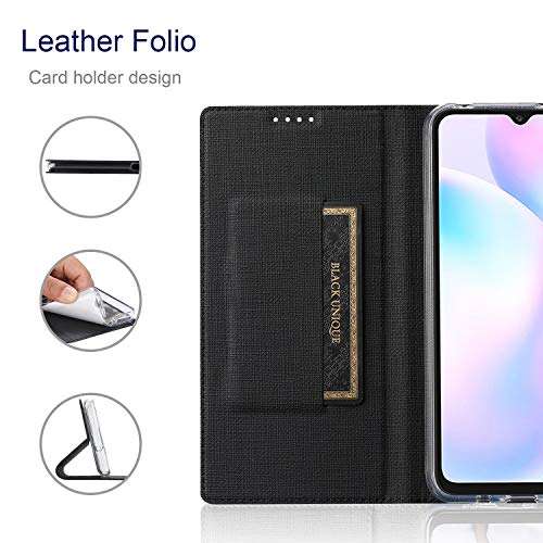 DOOTOO for Google Pixel 4a 5G Case PU Leather Magnetic Flip Full Protection Kickstand Shockproof Cover Case for Google Pixel 4a 5G (Black) 5