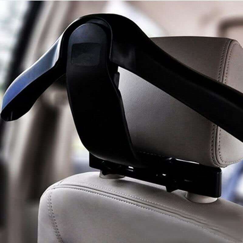 Gikvni Multi Function Detachable Car Coat Hanger Auto Seat Headrest Clothes Hanger Holder Stand Car Seat Headrest Hanger (Alloy Steel) 4