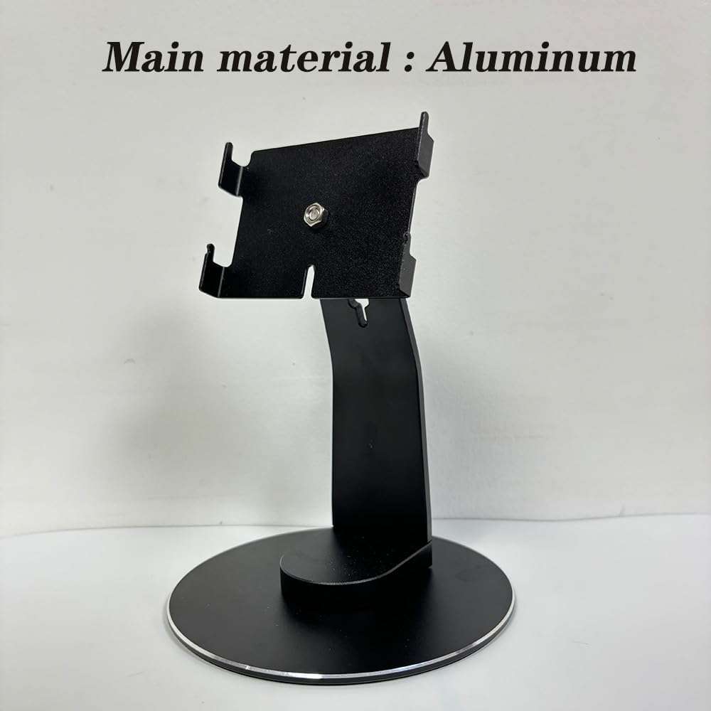 Echo Show 5 Adjustable Aluminum Swivel Stand, Stand for Amazon Echo Show 5, Horizontal 360 Rotation Longitudinal Angle Change Base - Black ES010-01 2