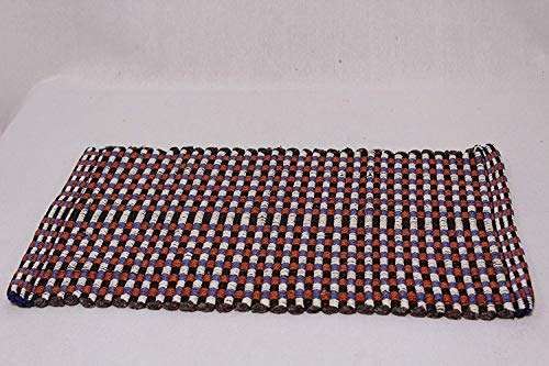 Shankara Cotton Bath Mat for Home Entrance Pack of 5 (Multi, 16X24 Inch) 3