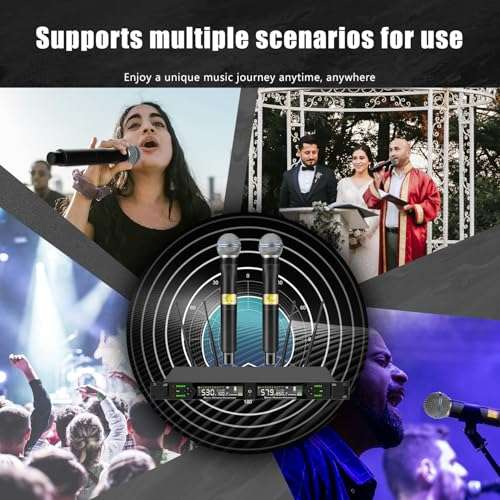 Kaschun Handheld Wireless Microphones (PH400-O) 3