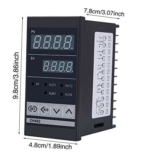 CH402 AC85-264V High Precision Smart PID Temperature Controller Thermostat Relay TC/RTD Input 4