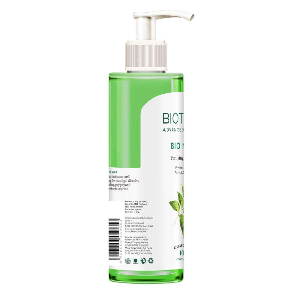 Biotique Bio Dandelion Visibly Ageless Serum, 40 ml and Biotique Bio Neem Purifying Face Wash, 200 ml 4