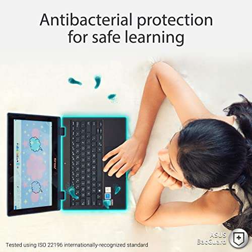 ASUS BR1100 NoteBook 12 (2022), 11.6-inch HD, Intel Celeron N4500, (4GB RAM/128GB M.2 NVMe™ PCIe®/Integrated Graphics/Windows 11 Home/Star Grey/1.26 Kg), BR1100CKA-GJ0722W 6