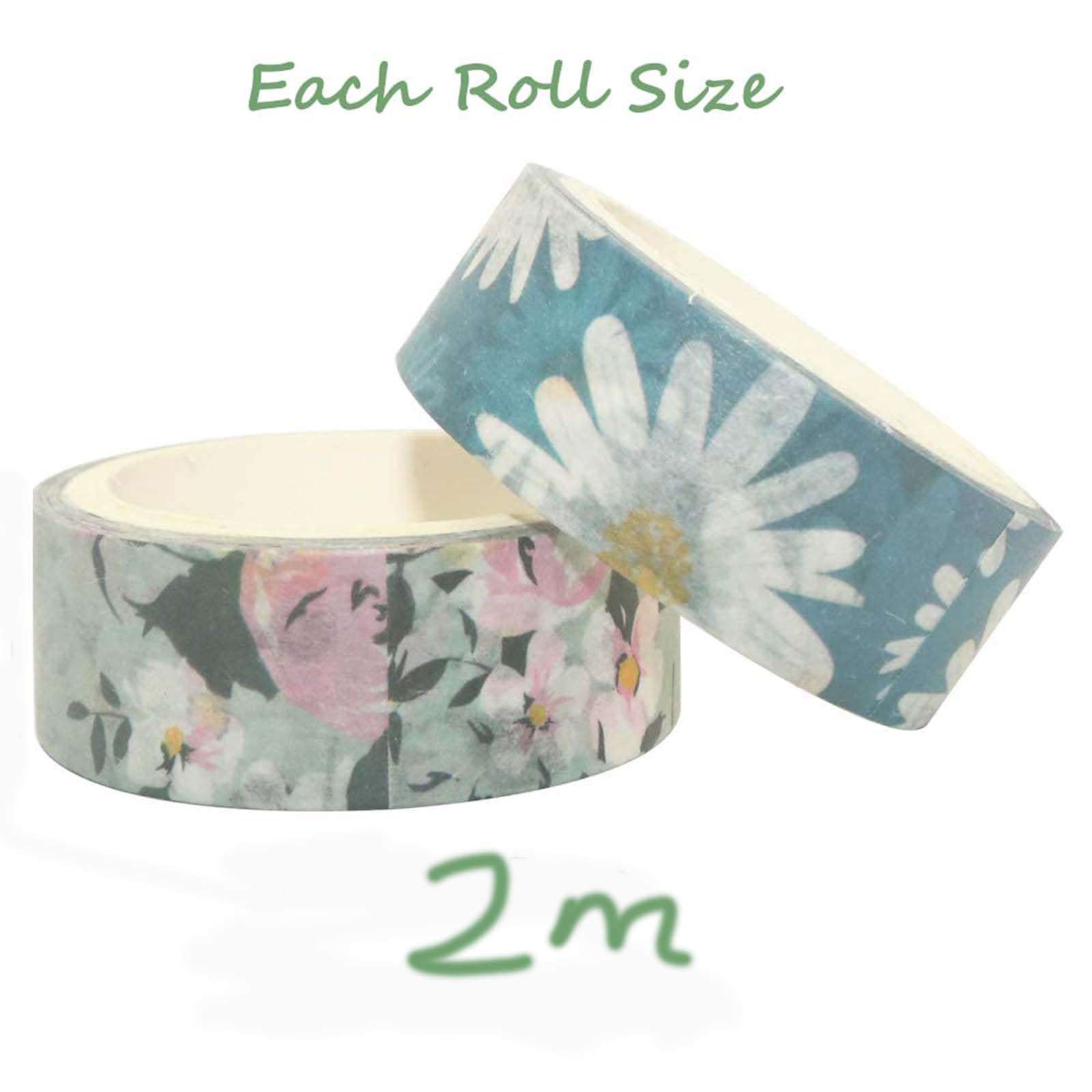 10 Rolls Handmade Decorative Masking Tape for Journaling, DIY Crafts, Scrapbooking - Easy Peel & Stick, Vintage Art Design，Washi Paper，Gift Wrapping, Home Decor - Waterproof, Reusable 3