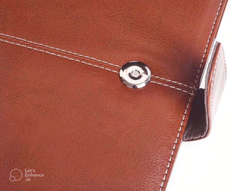 Flausen Original PU Leather Laptop Cover for Acer Aspire 5 A515-56-54Fn, Tan Brown (FLX-950) 6