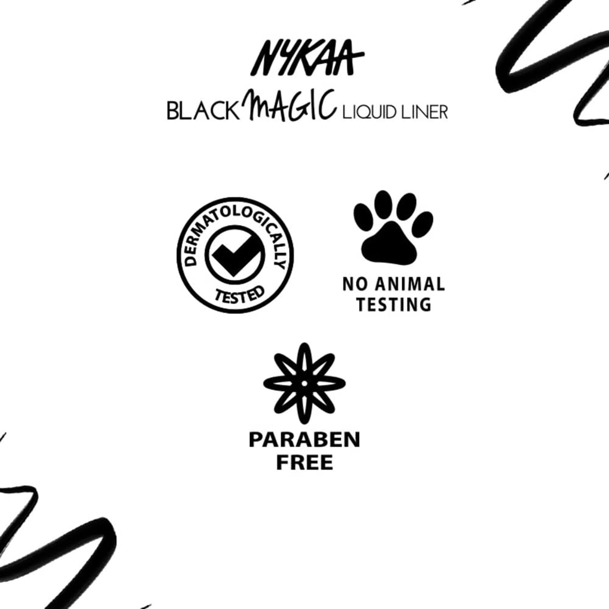 Nykaa Black Magic Liquid Eyeliner - Super Black 01 5