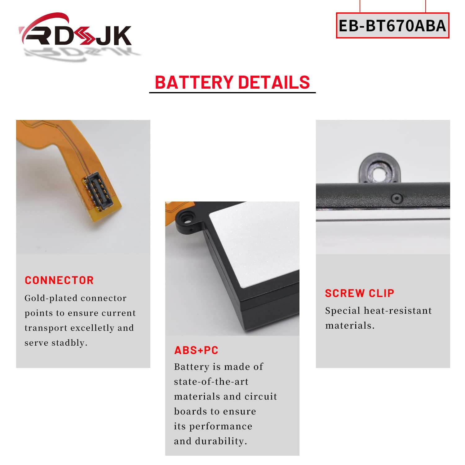 EB-BT670ABA EB-BT670ABE AA2HC15BS AA2GB07BS Laptop Battery for Samsung Galaxy View 18.4" SM-T670 SM-T677A Series AA2GB07B AA1G907KS AA1GA02BS AA2GC16BS AA2GB23BS AA2GA26BS AA2H305BS 11.34V 64.64Wh 5