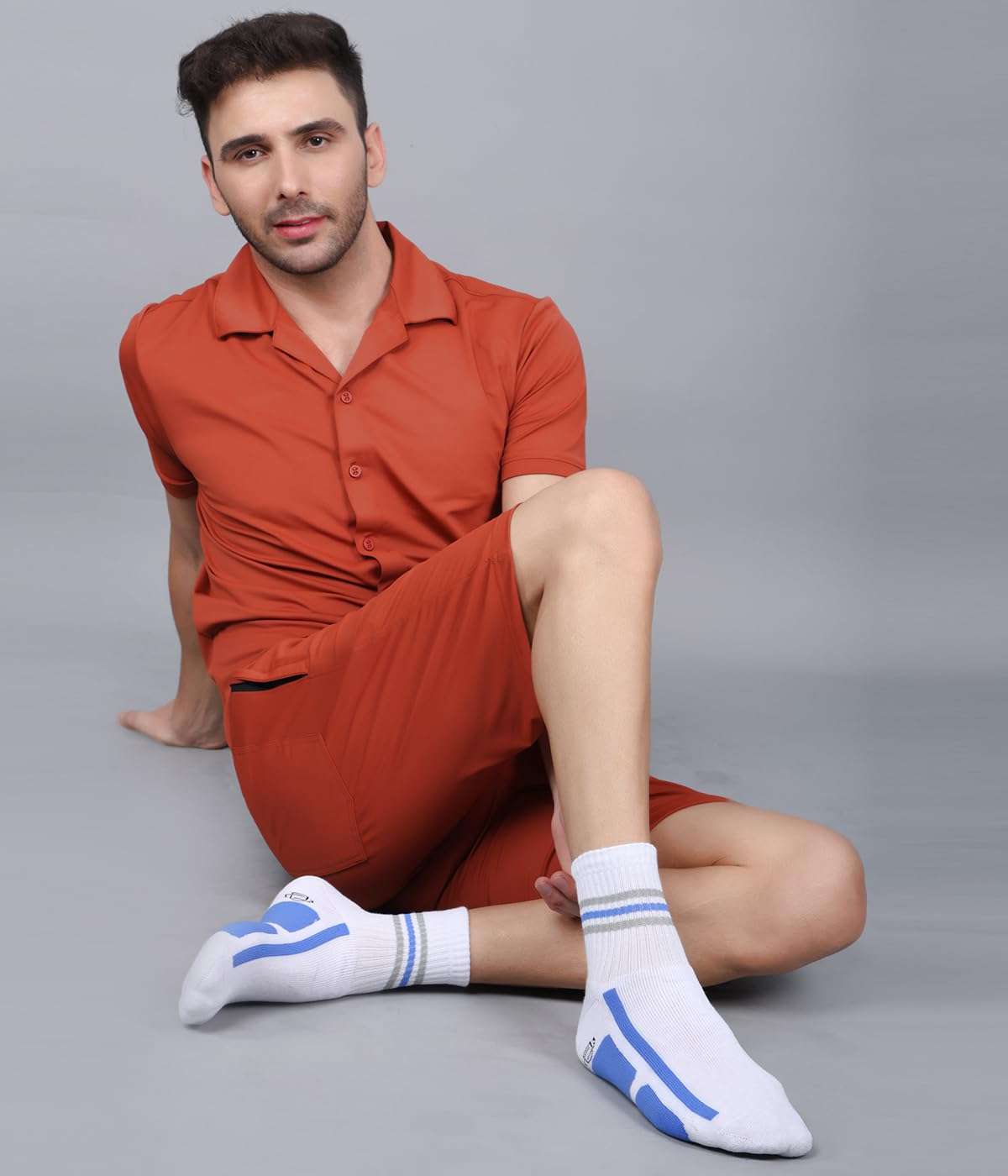 Dollar Sports Ankle Length Cotton Socks For Men's In (Pack of 3) 3