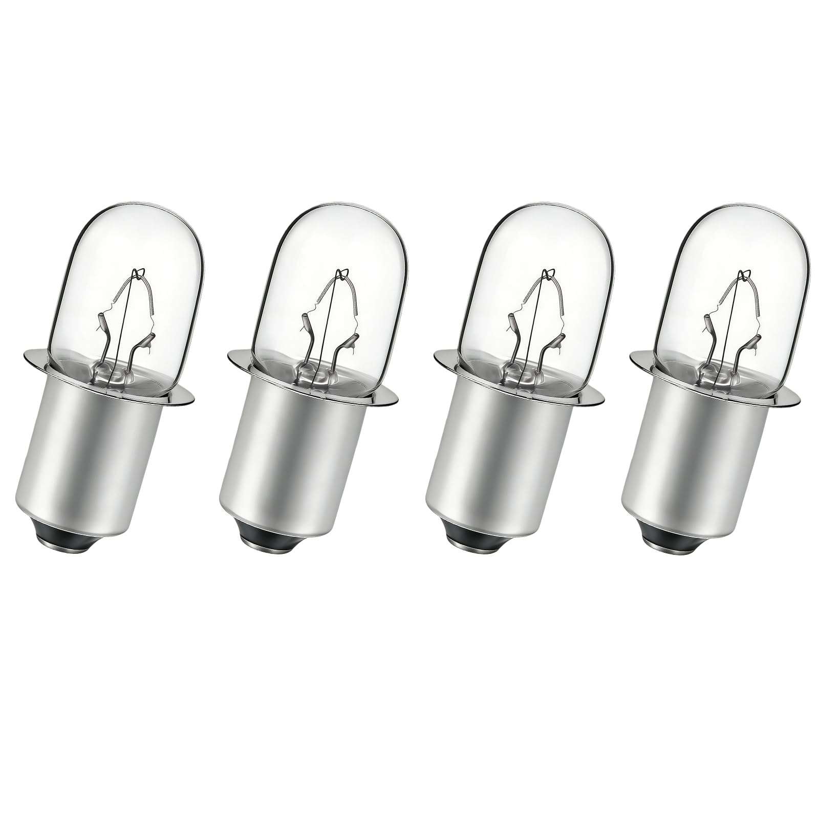 4 Packs XPR18 18v 0.6A Xenon Flashlight Bulb Compatible with Dewalt DW9083, DW908, DW919 and DC509 Flashlights, Flashlight Replacement Part, Durable 1