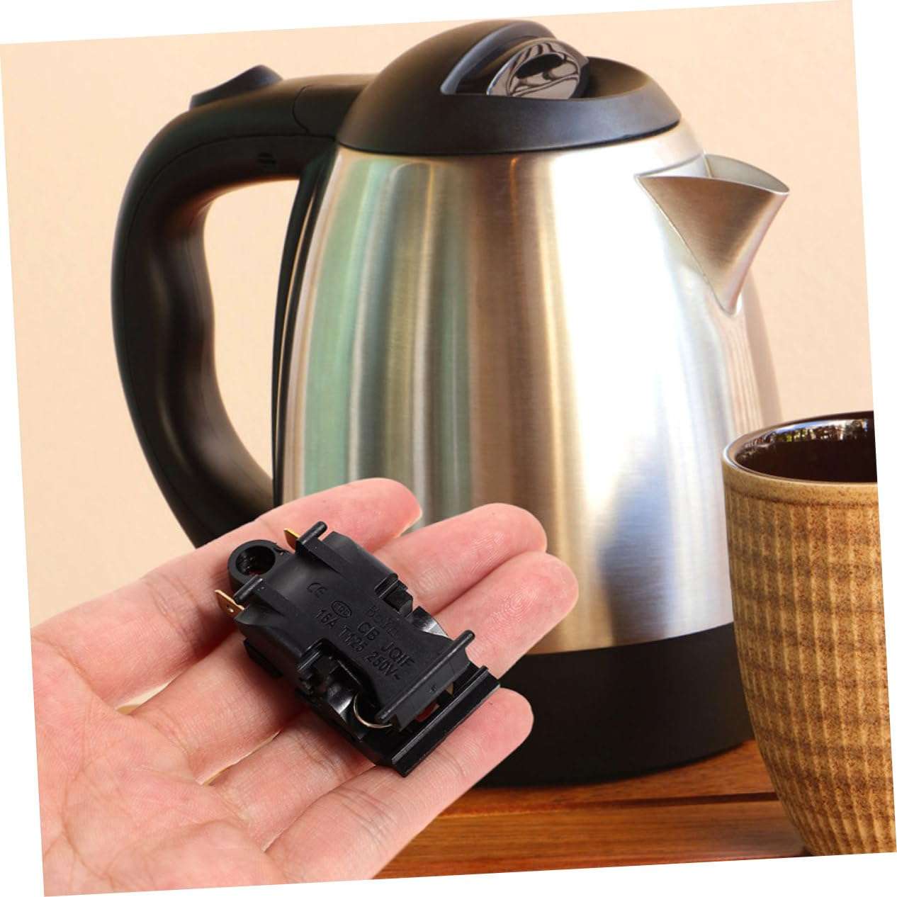 LALADEFIEE Electric Kettle Thermostat Auto Temperature Control 16a 10pcs Pack for Heater 5