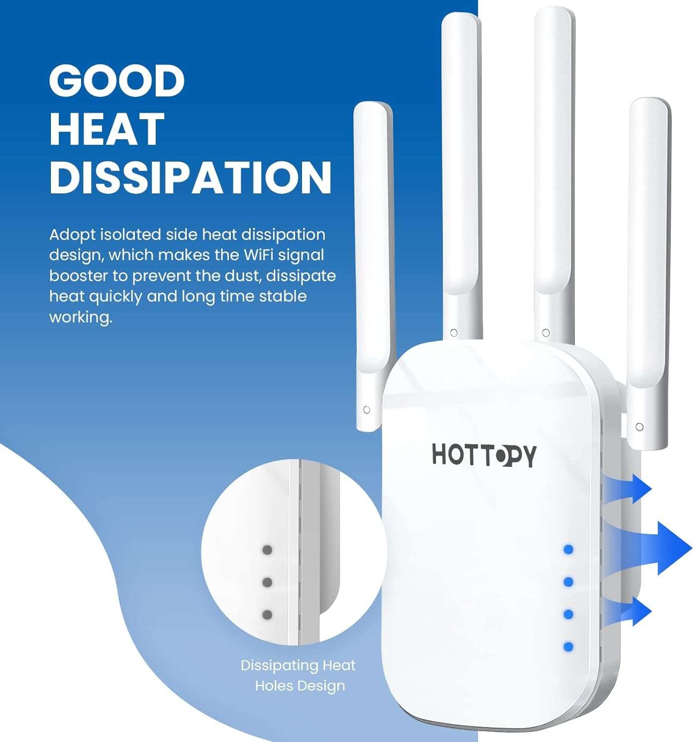 2024 WiFi Extenders Signal Booster for Home – 8200 sq ft Easy Setup WiFi Booster Wireless Router with Plug and Play Design White 3