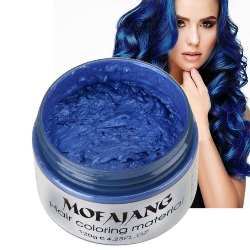 Hair Color Wax, Hair Coloring Wax, Unisex Multi-Colors Temporary Modeling Hair Wax, DIY Hair Color Wax Mud Hair Dye Cream Mud Hair Dye Cream