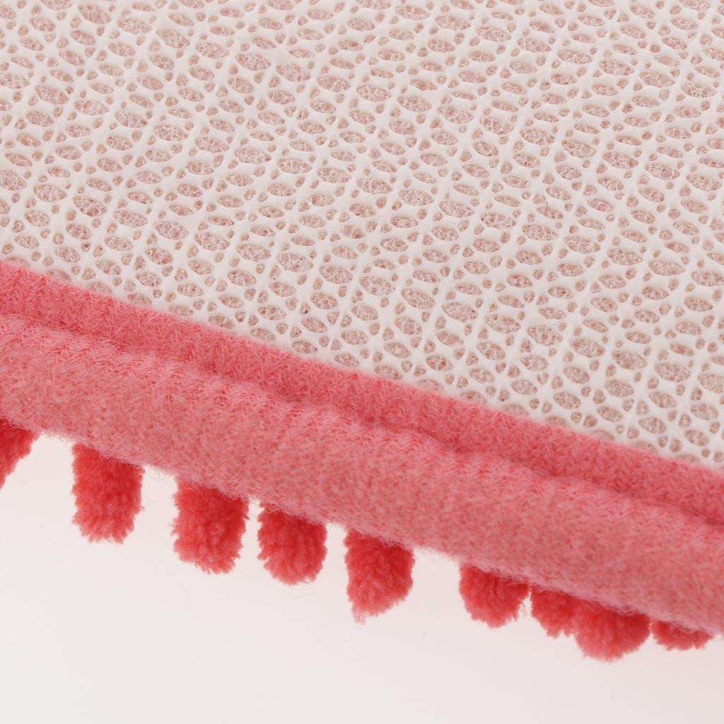 Microfiber Bathroom Kitchen Mat Bath Shower Rug Rectangular Doormat Orange L 3
