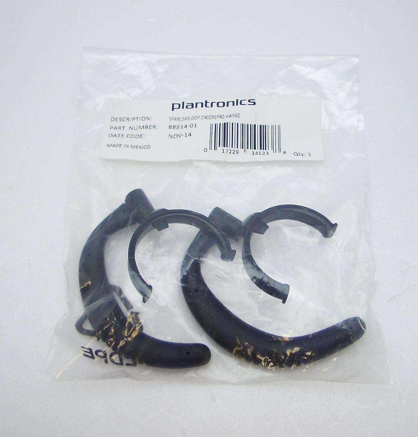 HP Plantronics EncorePro HW530/HW540 Earloops, 2 Sizes 3