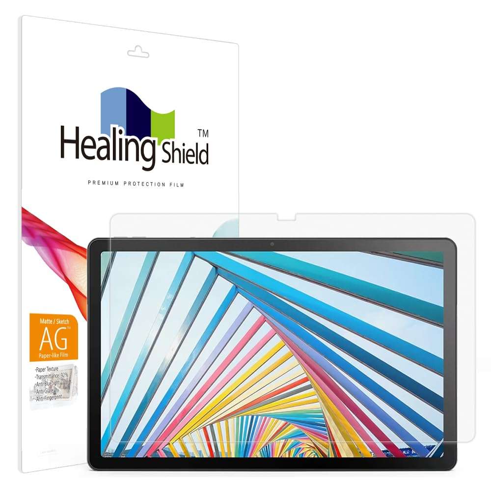 Healingshield Screen Protector Paper-feel Eye Protection Anti Blue Ray Anti Glare Paper Texture Film Compatible with Lenovo Tab M10 Plus 3rd Gen 1
