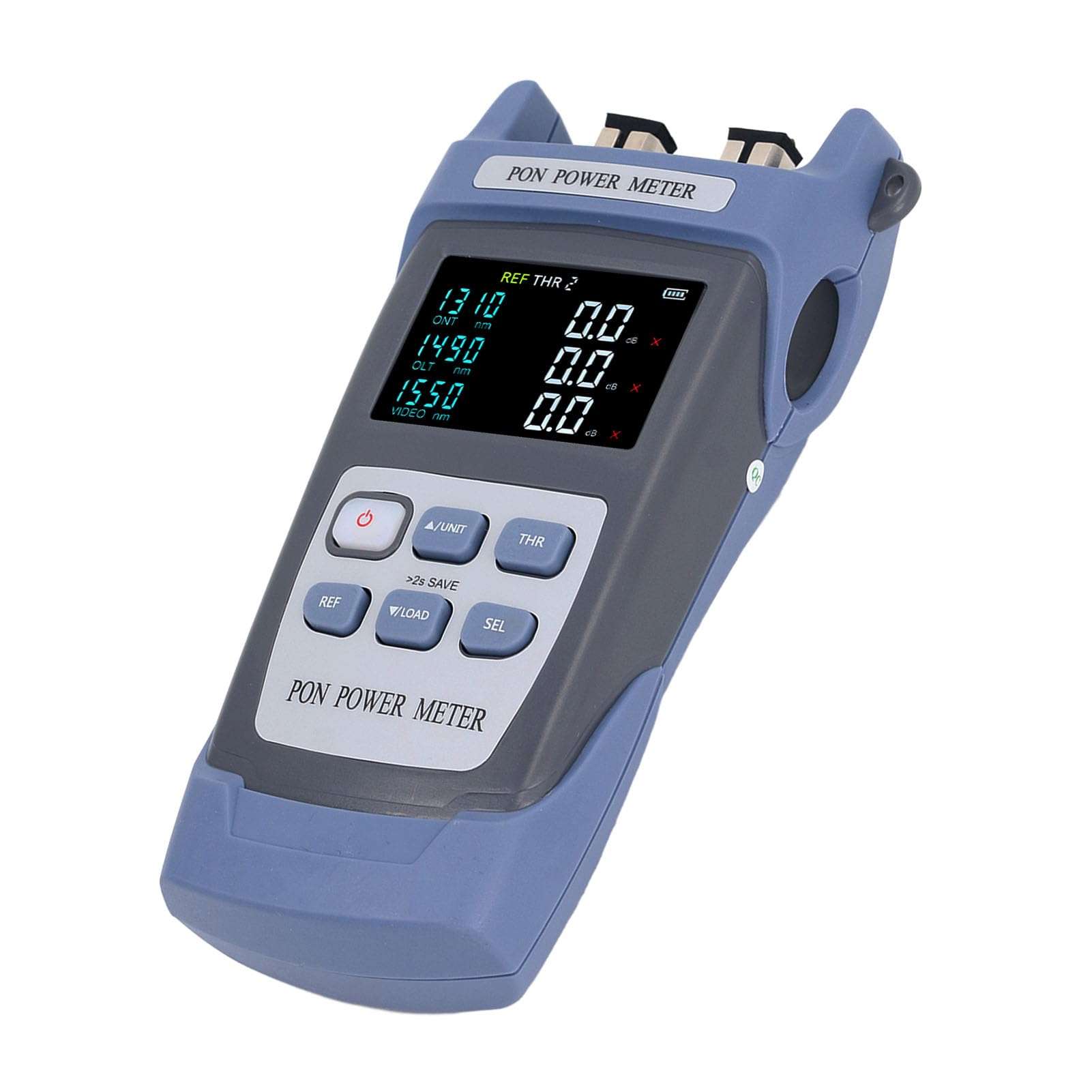 Handheld Optical Power Meter, Fast Accurate Fiber Optic Test Kit, Color LCD Screen, Design, 20 Hours Standby, for High Bandwidth Measurement Troubleshooting 5