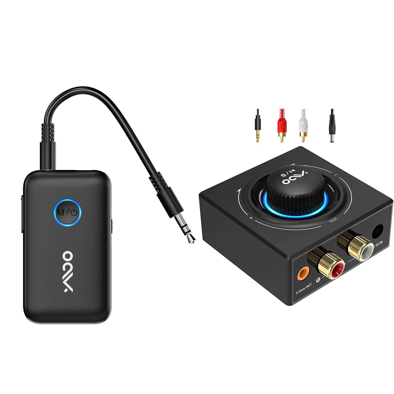 YMOO Bluetooth Transmitter Receiver and Bluetooth RCA Receiver