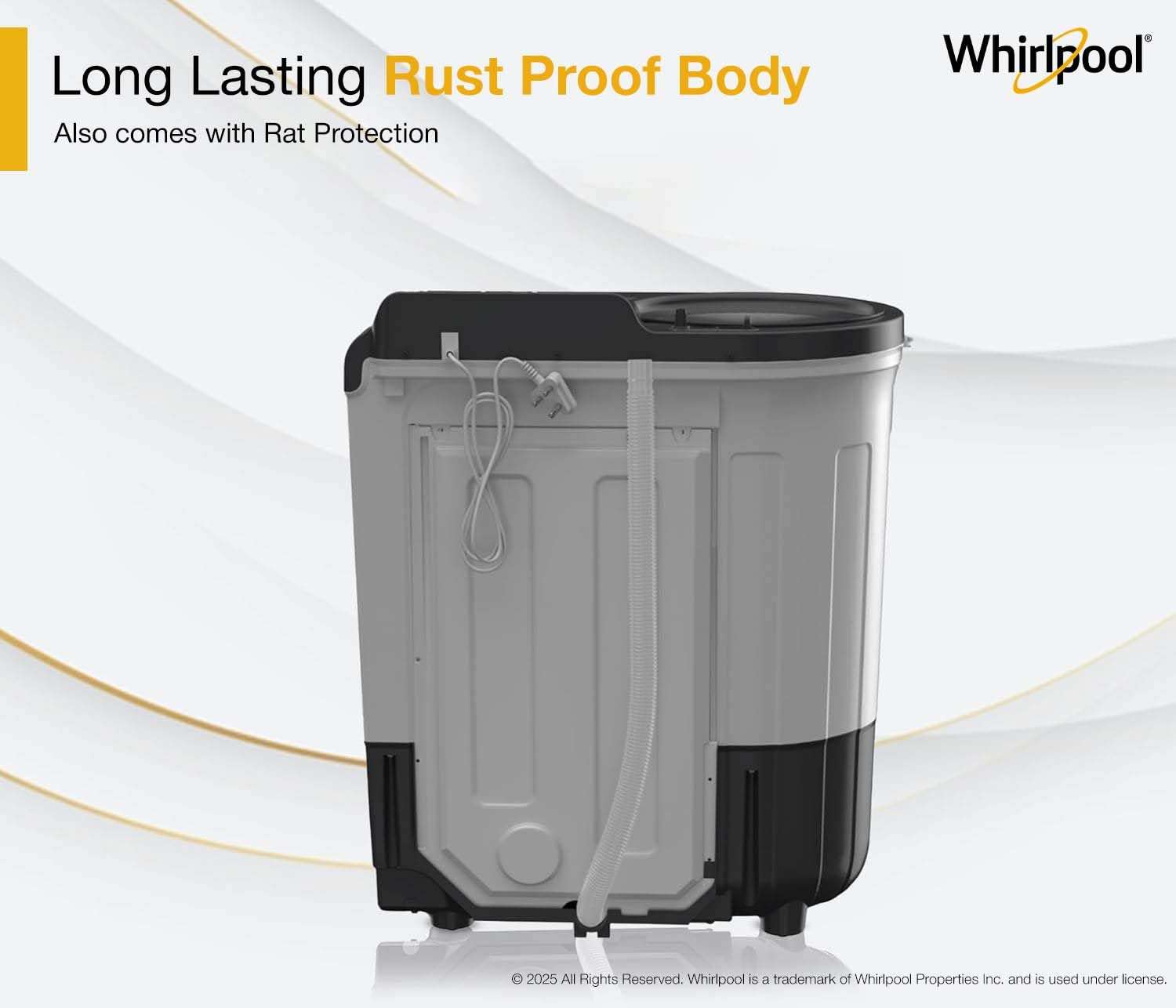 Whirlpool 6.5 Kg 5 Star Magic Clean Semi-Automatic Top Loading Washing Machine (MAGIC CLEAN 6.5 GREY, 4 Year Comprehensive Warranty, 1400 RPM Motor, 5 Year Motor Warranty) 6