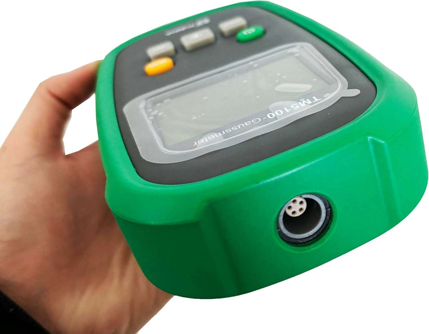 HFBTE Digital Teslameter Gaussmeter Tesla Tester Surface Magnetic Field Tester Meter with Axial Probe Range 200 mT To 2000 mT Automatic Range Switching Accuracy ±1% USB interface 5