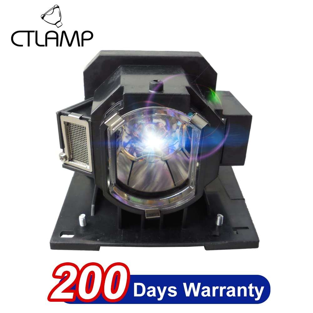 CTLAMP A+Quality DT01931 Professional Replacement Projector Lamp Bulb with Housing Compatible with Hitachi CP-WU5500 CP-WU5505 CP-WX5500 CP-WX5505 CP-X5550 CP-WU5506M 2