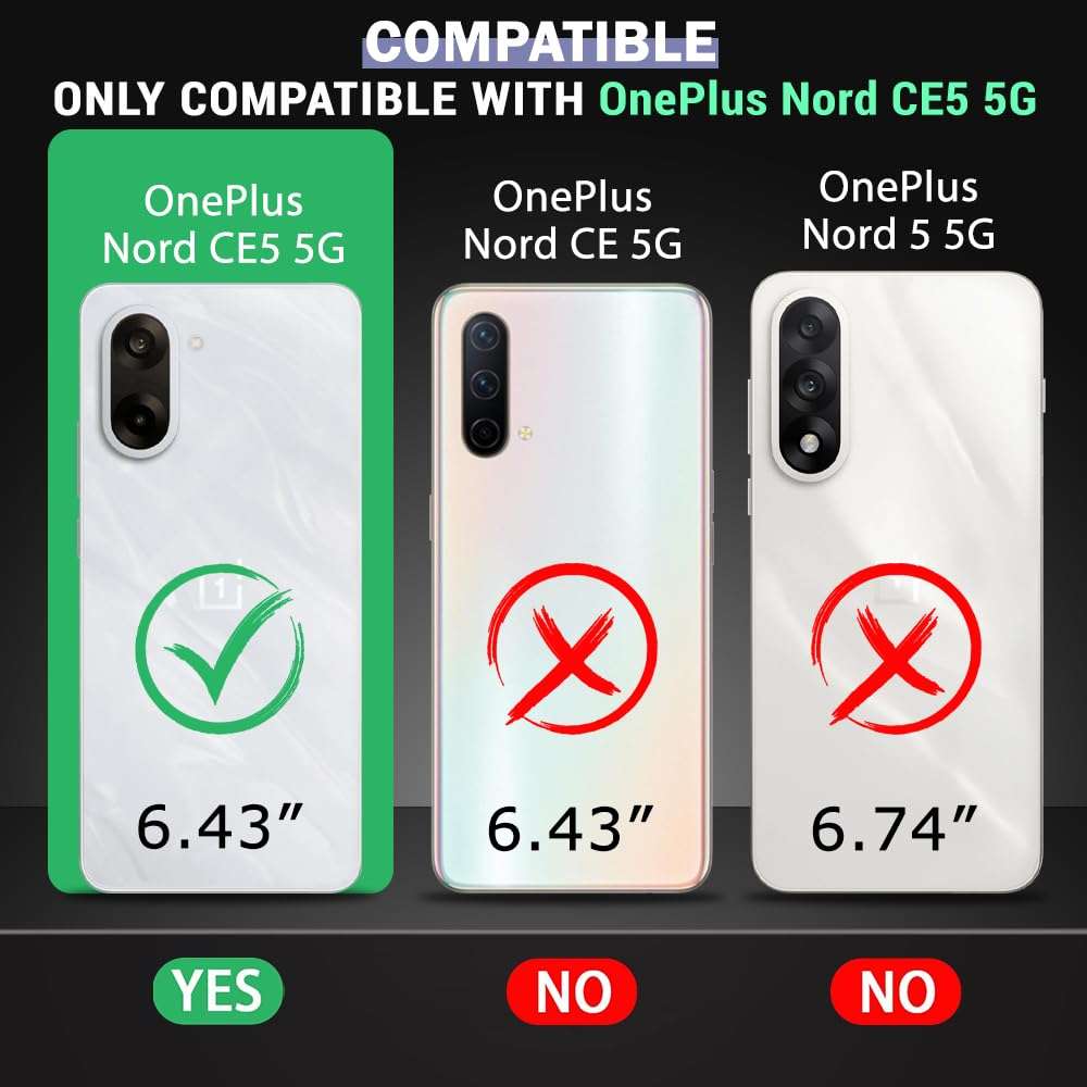TheGiftKart Shockproof Back Cover Case for OnePlus Nord CE 5 5G | Micro-Fibre Lining Inside | Anti-Slip Grip | Stunning Minimalist Design Back Cover Case for OnePlus Nord CE5 5G (TPU, Black) 3