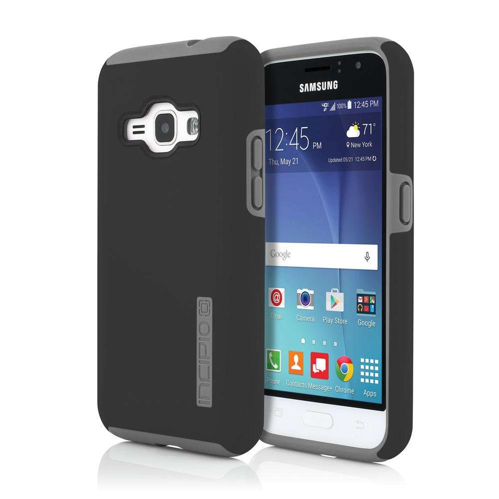 Incipio Cell Phone Case for Samsung Galaxy J1 - Black/Gray 1