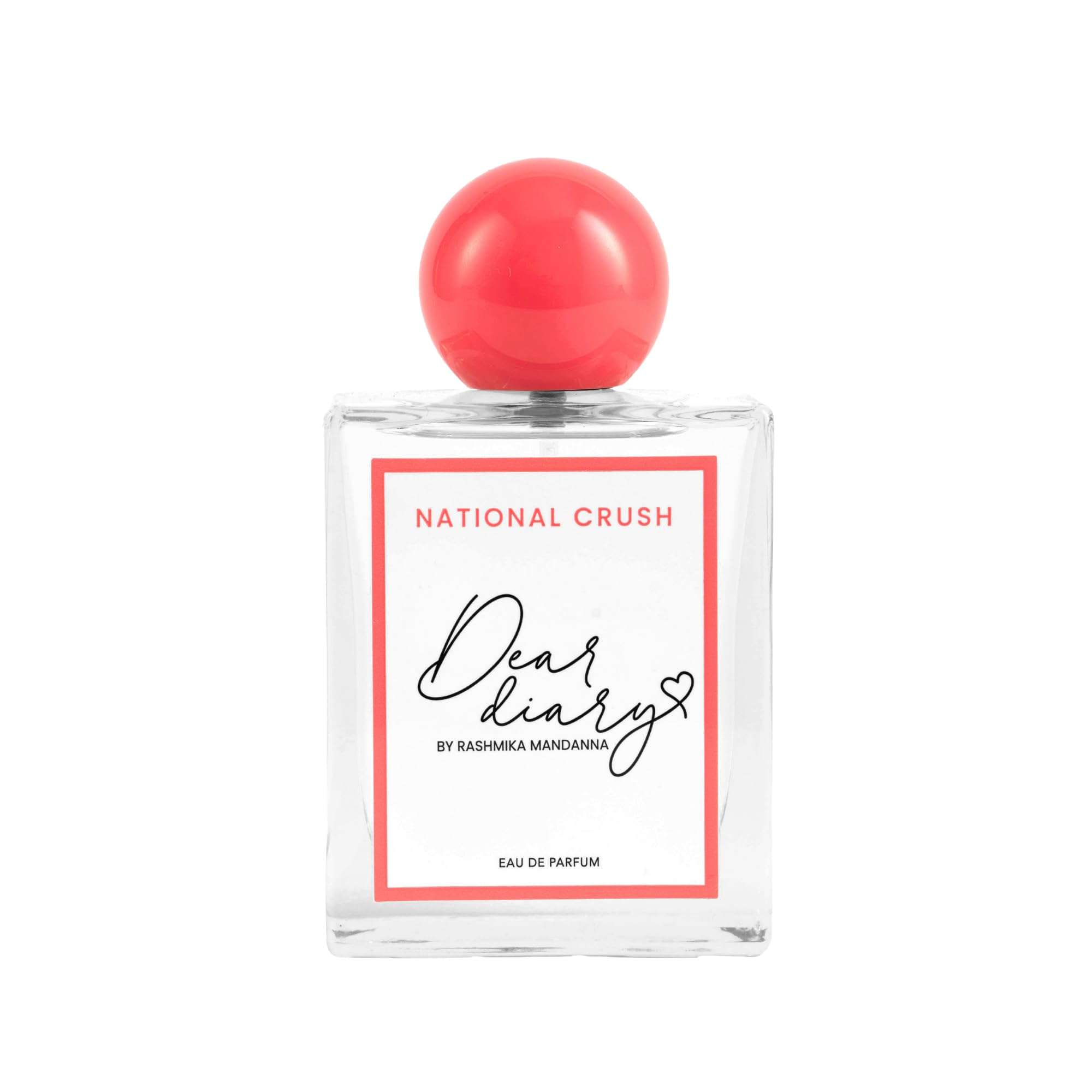Dear Diary by Rashmika Mandanna - National Crush Luxury Perfume for Women - Long-Lasting Floral Eau de Parfum with Mandarin, Lemon, Sandalwood, Musk & Amber Notes - Premium All Day Wear - 100ml 1