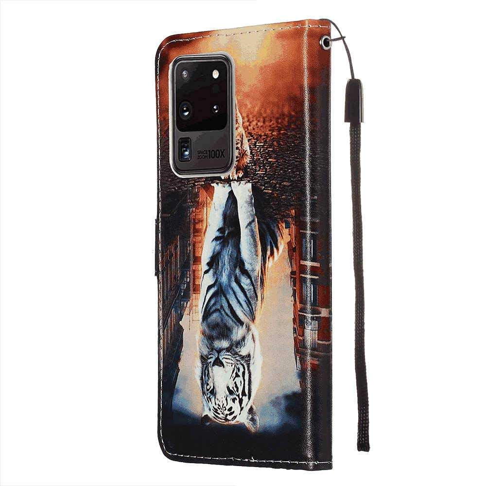 OOALUCK Leather Cover Compatible with Samsung Galaxy A70S, Extra-Shockproof Card Holders Kickstand Strong Wallet Case for Samsung Galaxy A70S 5