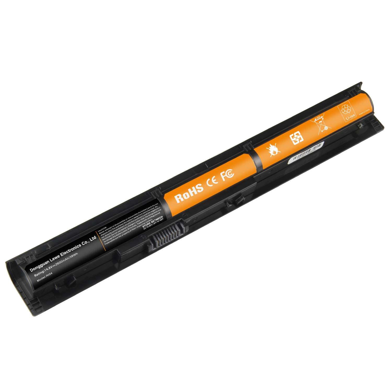 RI04 Laptop Battery for HP RI06XL HP Envy 15-q001tx ProBook 450 455 470 G3 Series 805047-851 HSTNN-DB7B HSTNN-PB6Q HSTNN-Q94C HSTNN-Q95C HSTNN-Q97C P3G15AA [Li-Polymer 14.8V 2600mAh/38WH] 1