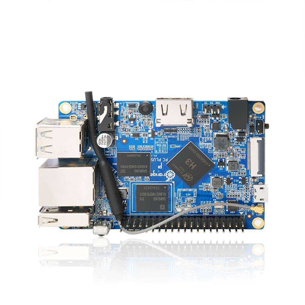 Taidacent Orange Pi PC Plus H3 A7 Quad Core Arm Development Board Programming Microcontroller Open Source Maker