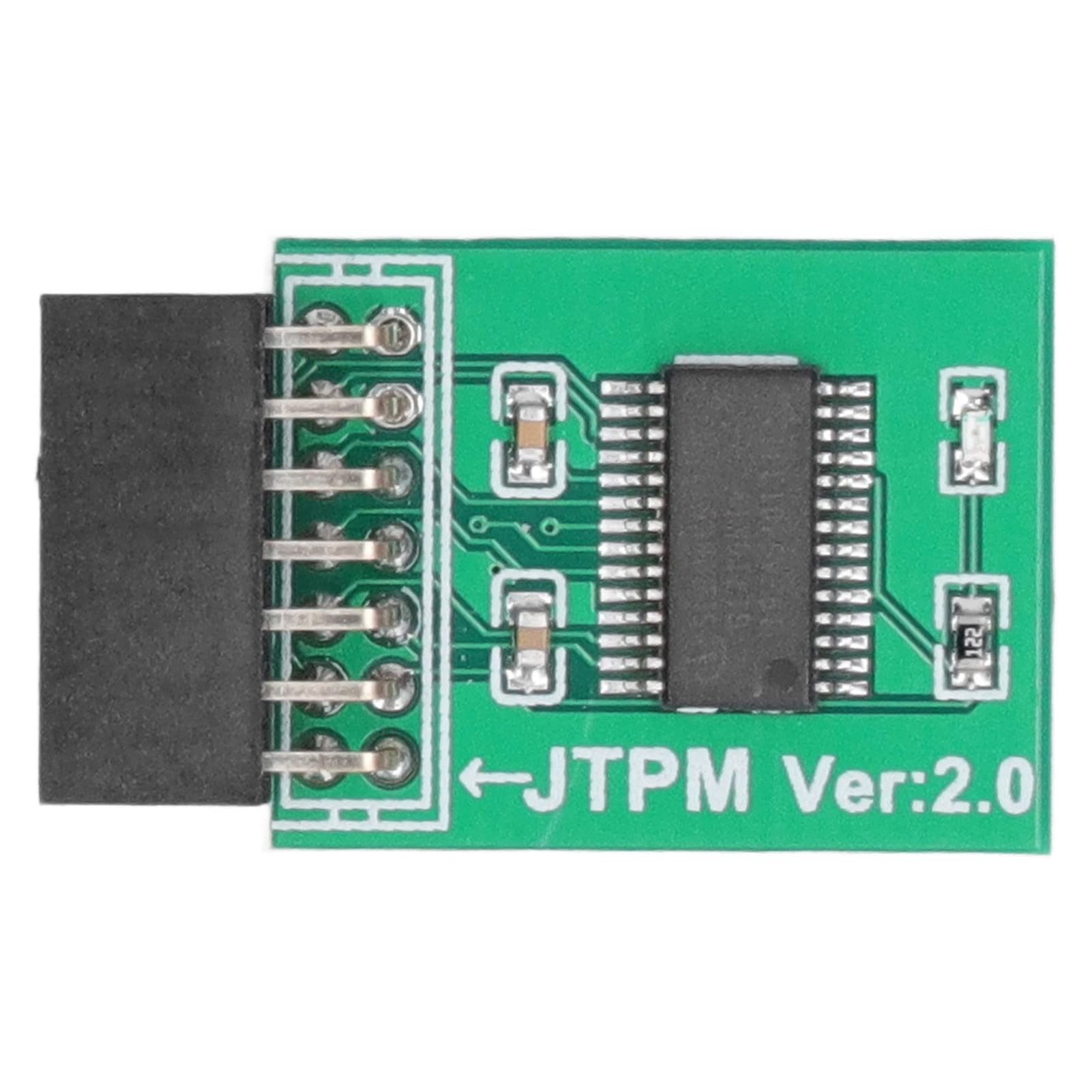 TPM Module MSI TPM 2.0 Module 14 Pin LPC Interface TPM Module Motherboard TPM2.0 Encryption Security Module for Win11 Green