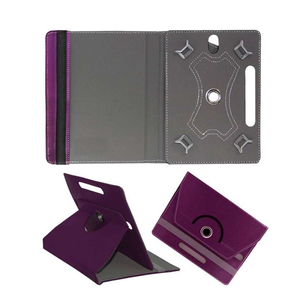 Fastway 360 Degree Rotating Tablet Book Cover for HP Omni 10 Inch 32 GB WiFi -Purple 3