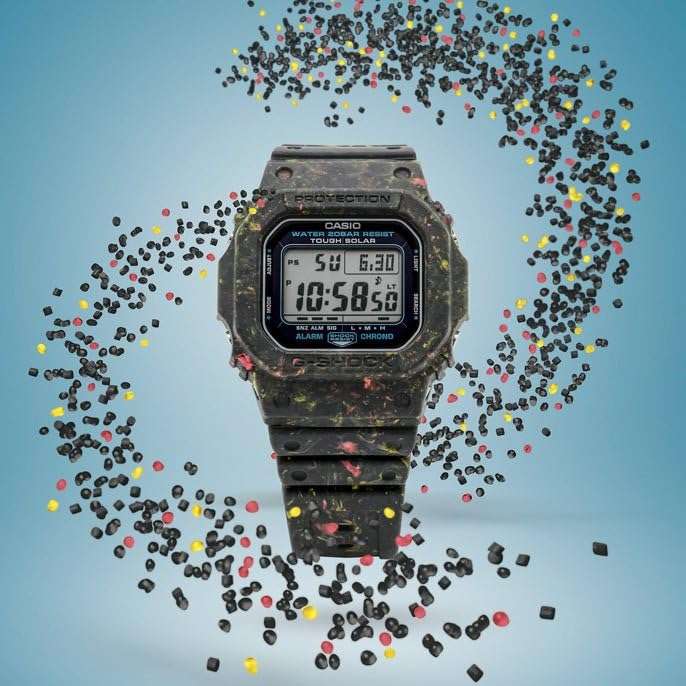 CASIO G-Shock Recycled Resin Multicolor Digital Watch G5600BG-1 3