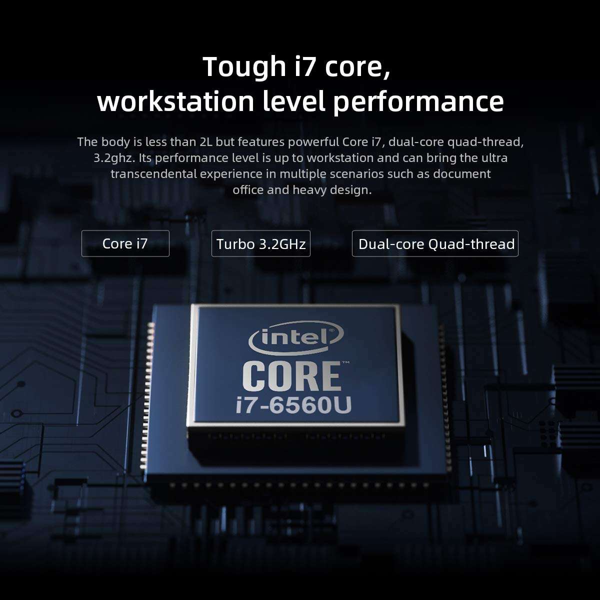 CHUWI CoreBox Mini PC, Windows 10 Mini Desktop Computers with Intel i5-8259U CPU,16GB RAM 512GB SSD, Gaming PC up to 3.8GHz, Expandable 2TB, Dual WiFi/Gigabit Ethernet / BT4.2, Portable Tower PC 4