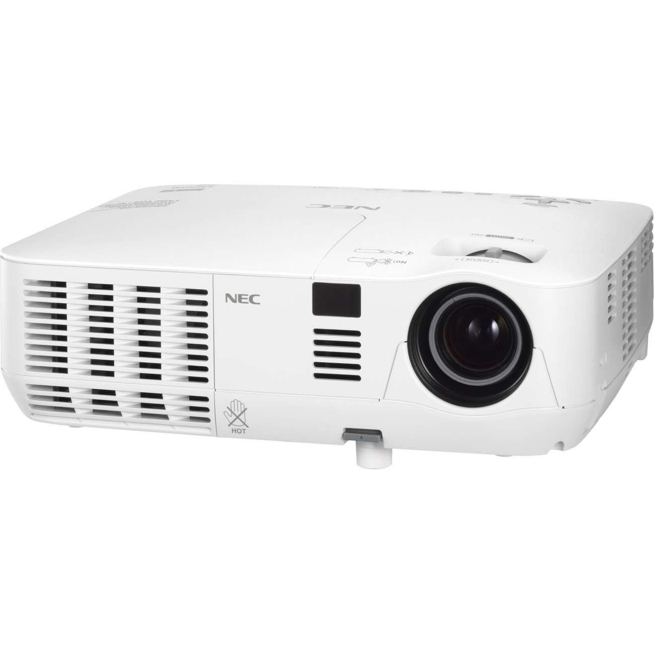 NEC NP-V300W - DLP projector - 3D Ready - 3000 ANSI lumens - WXGA (1280 x 800) - widescreen - High Definition 720p