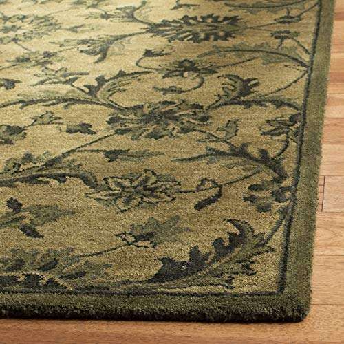 SAFAVIEH Antiquity Collection Accent Rug - 2'3" x 4', Olive & Green, Handmade Traditional Oriental Wool, Ideal for High Traffic Areas in Entryway, Living Room, Bedroom (AT824A) 2