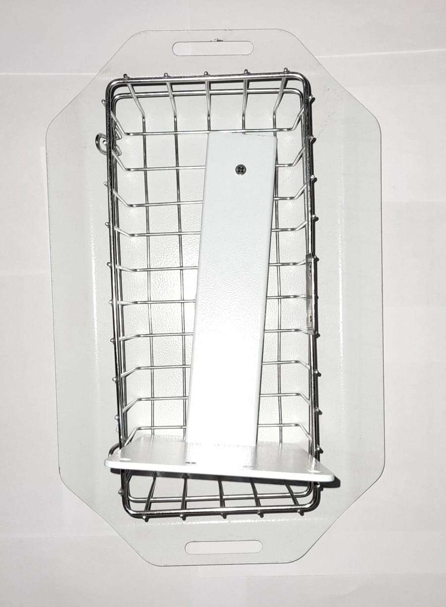 Ndola Patient Monitor Stand Freestanding Monitor Desk Stand with Basket Use for All 5 Pera Moniters CMS-8000, CMS-9000 All Moniters Use Stand with Basket 3