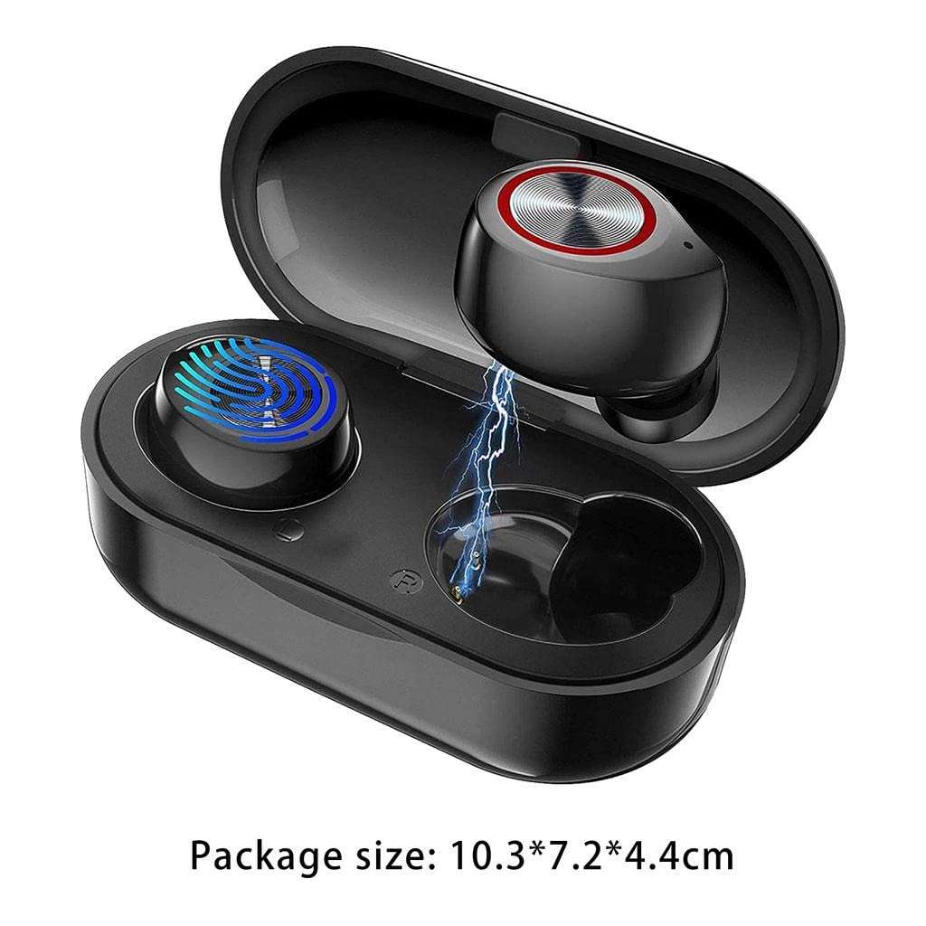 Cospex Combo Pack of 2 Items - Comfortable On-Ear Bluetooth Wireless Headphone, AL2 Bluetooth-compatible 5.0 Headphones True Wireless Earbuds Sport Earphones Stereo (1 Year Warranty) 6