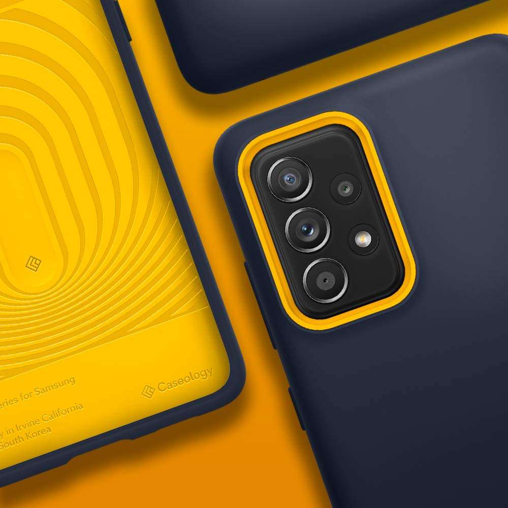 Caseology Nano Pop for Samsung A52 Case for Galaxy A52 5G Case for Samsung A52S Case for Galaxy A52S 5G Case (2021) - Blueberry Navy 2